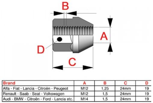 Conische Open Moeren